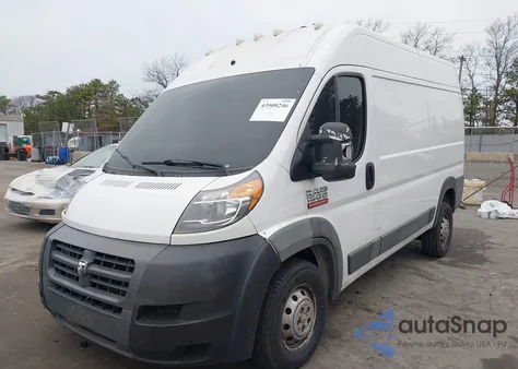 2018 Ram Promaster 1500 High Roof 136 Wb from USA, damaged, VIN 3C6TRVBG2JE103138